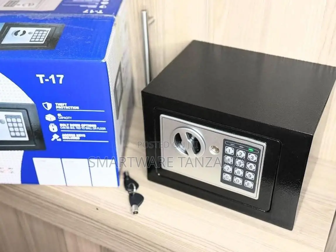 Digital Safe Electronic Cabinet Cash Box Wall Safe With Key