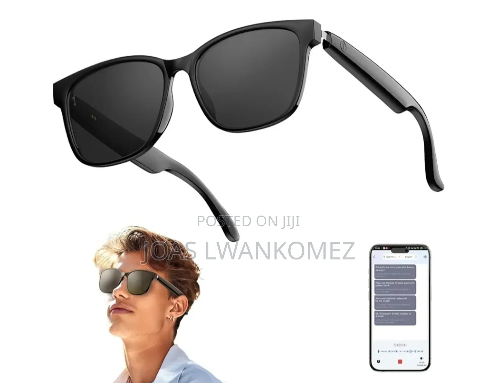 Smart Glass With Bluetooth/Speaker