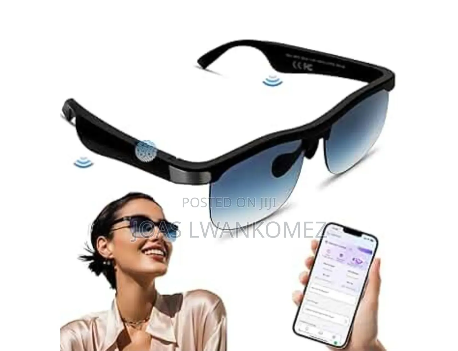 Smart Glass With Bluetooth/Speaker
