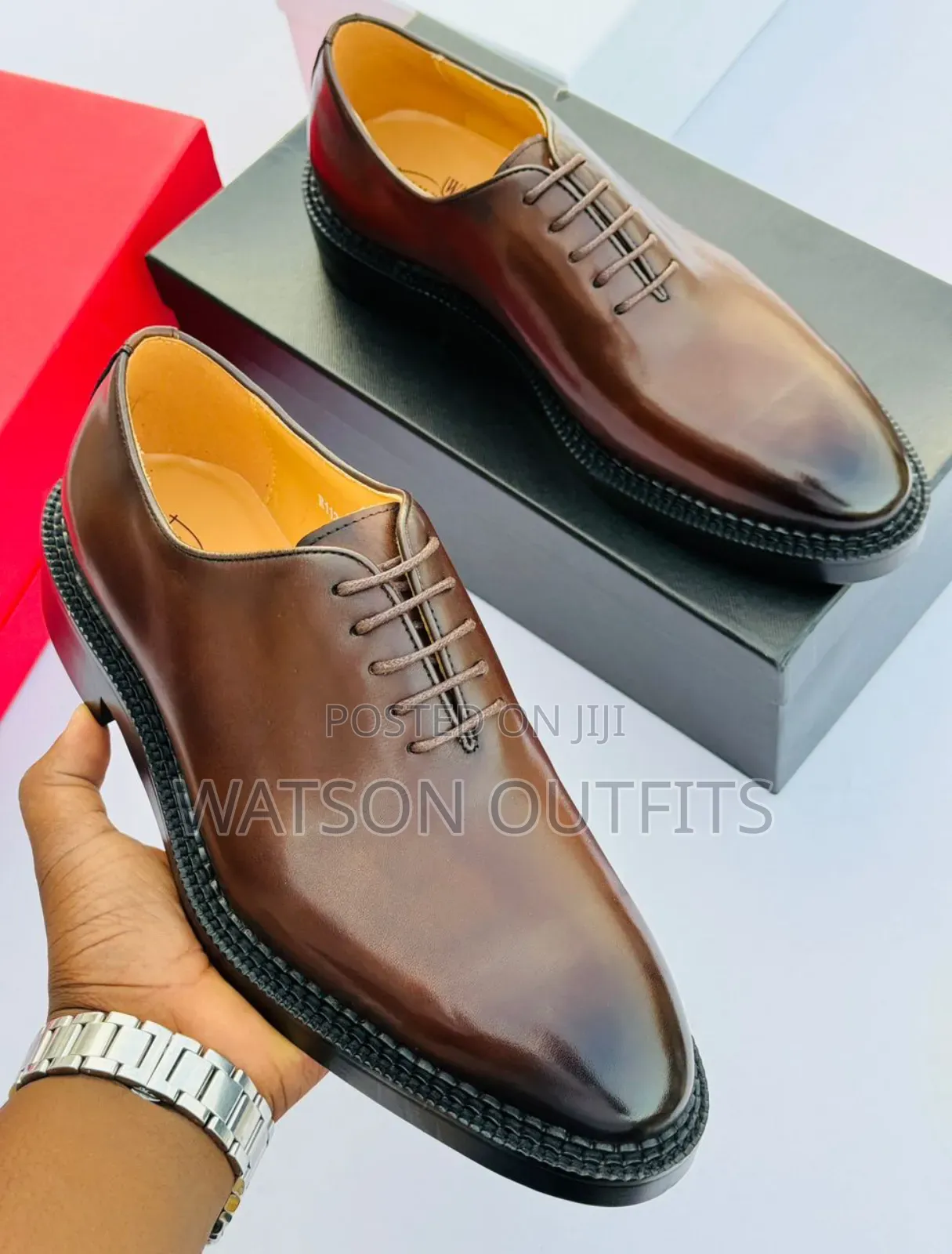 J.M Weston Men's Leather Shoes