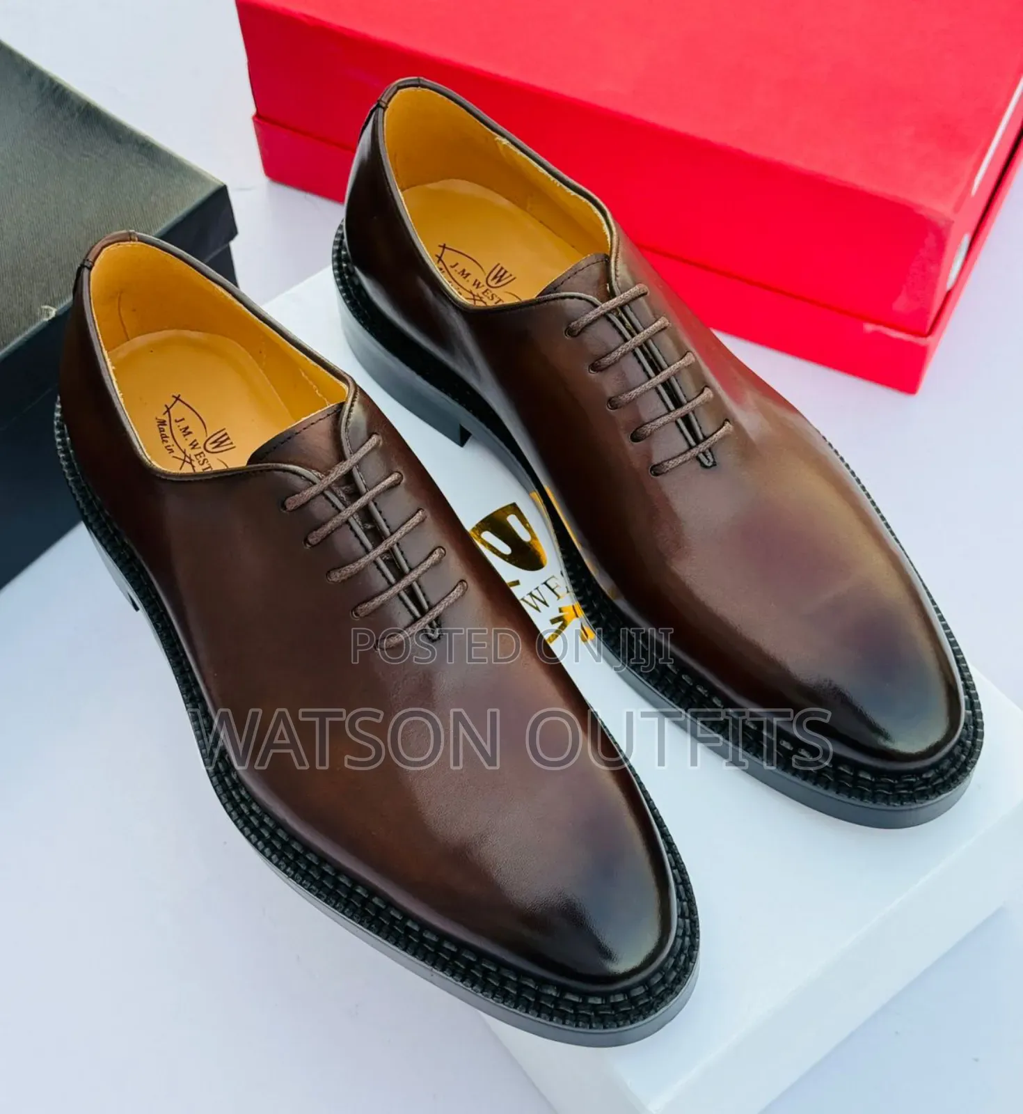 J.M Weston Men's Leather Shoes