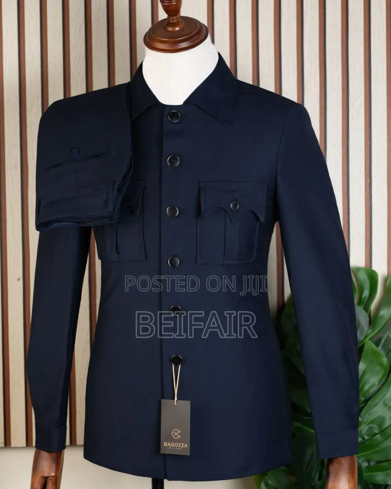 Smat Dark Blue Kaunda for Elegant Men