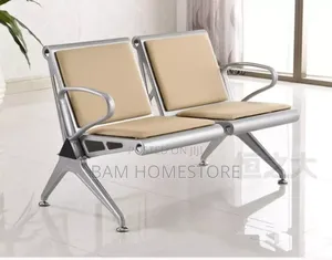 Waiting Chair With Sponge Covered By Fabric Leather