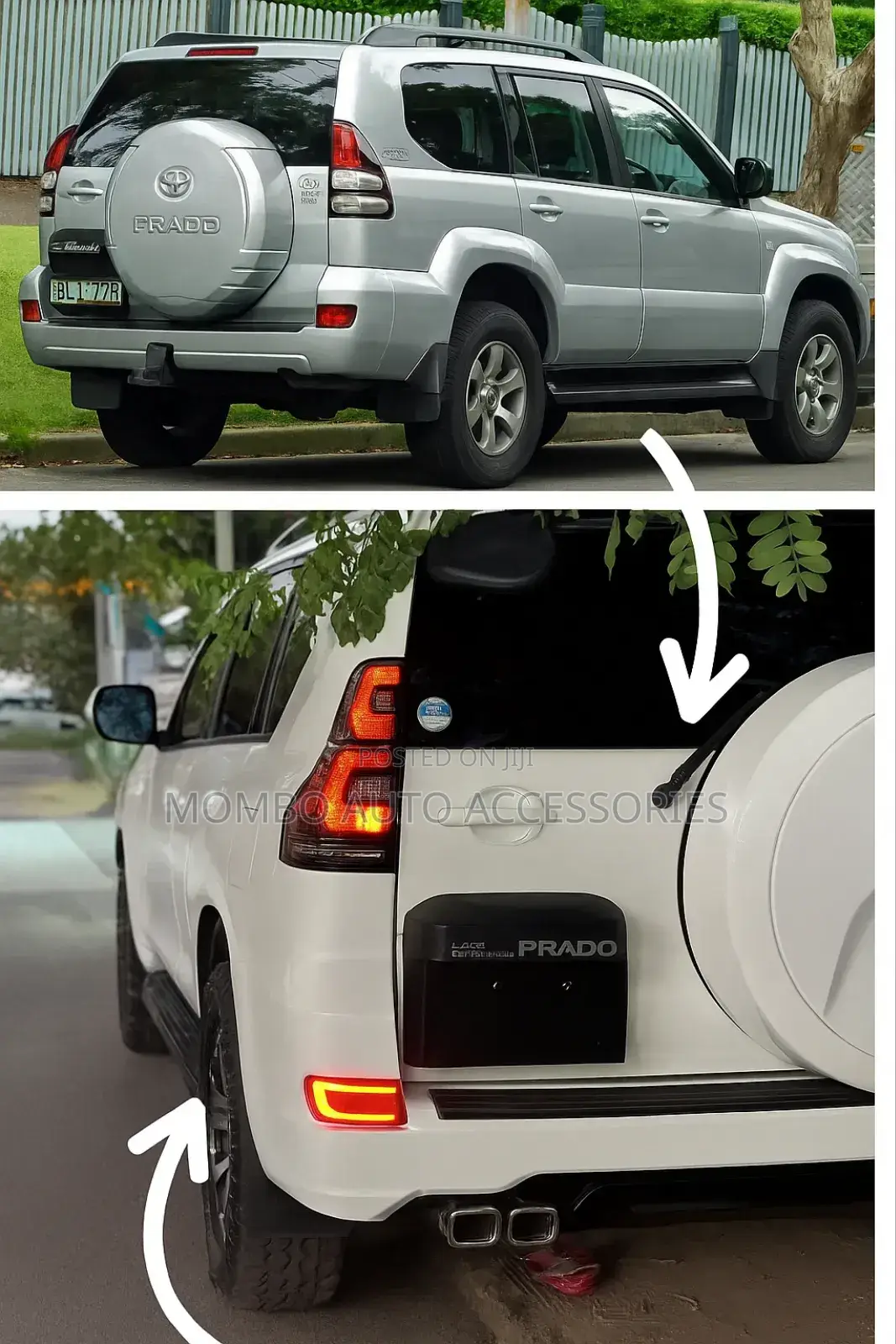 Body Kit for Prado Fj120 to F150