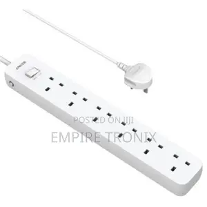 Anker 6 Ac Outlet Power Strip A91f3k21 – 6-Outlet Uk Plug