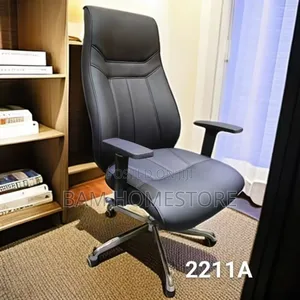 Durable Leather Swivel Office Chair