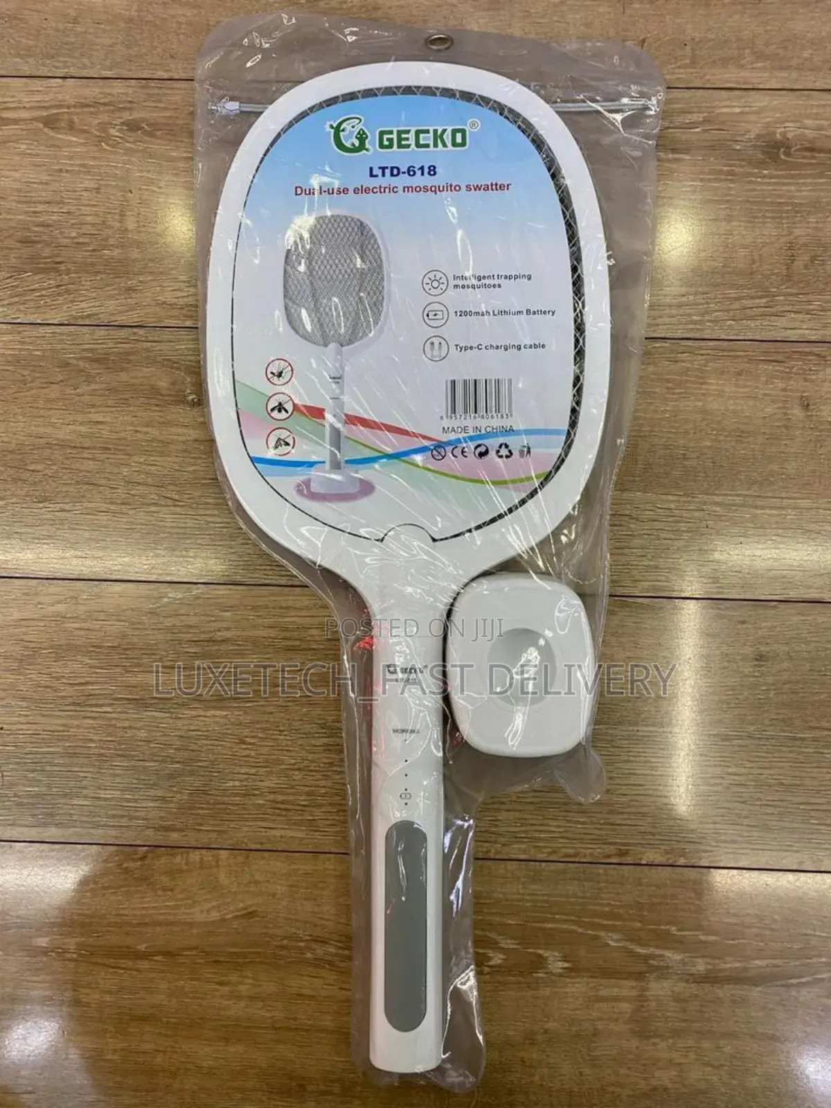 Rechargeable Dual-Use Electric Mosquito Swatter
