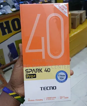 New Tecno Spark 40 Pro+ 256 GB Black