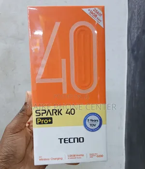 New Tecno Spark 40 Pro+ 256 GB Black