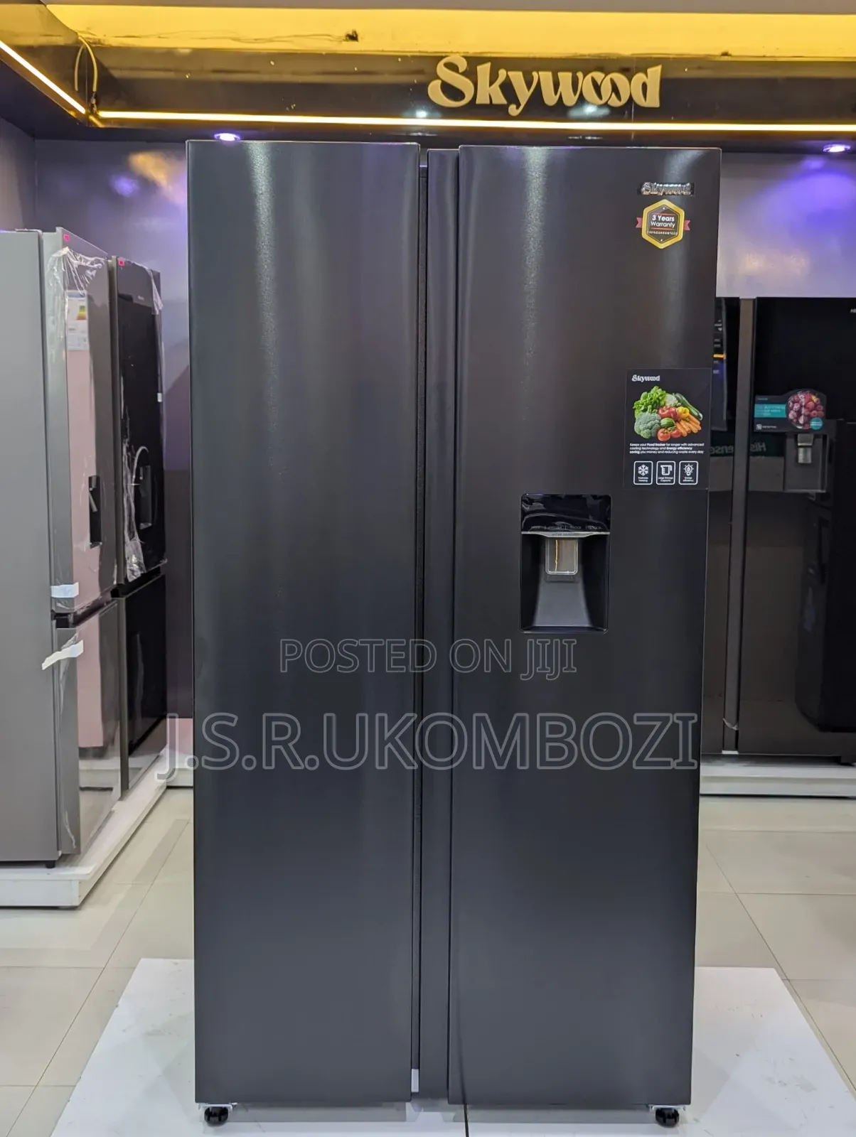 Skywood Wood Fridge 439l