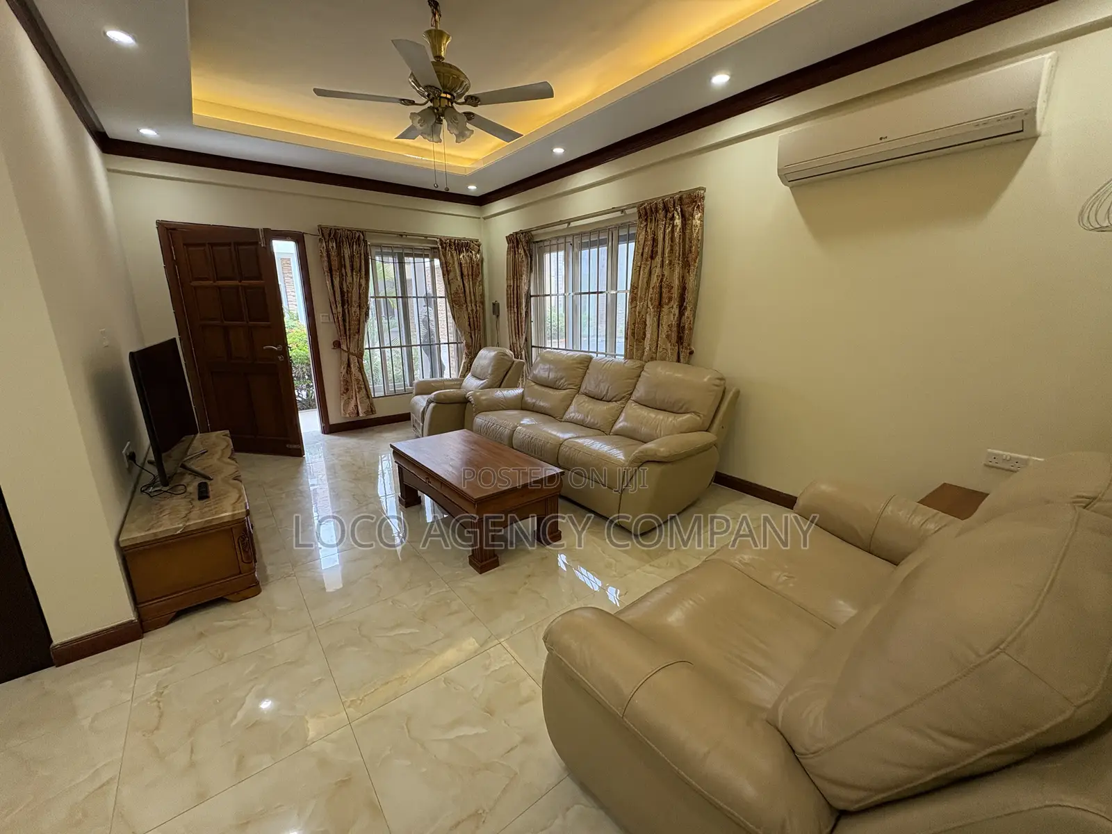 Furnished 3bdrm Villa in Trusted Real Estate, Masaki for rent