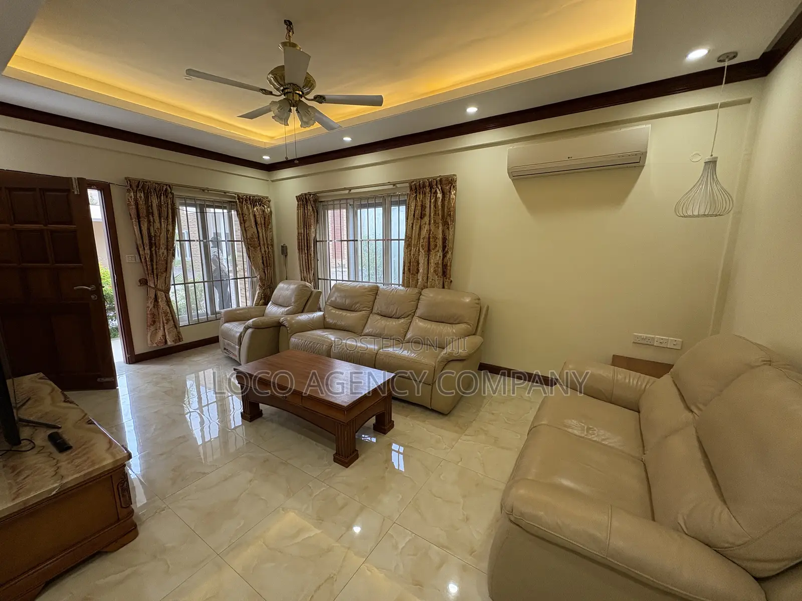 Furnished 3bdrm Villa in Trusted Real Estate, Masaki for rent