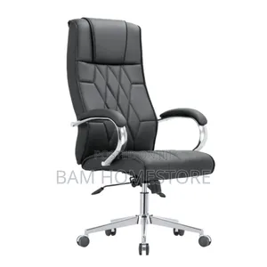 Ergonomic Pu Leather Swivel Chair