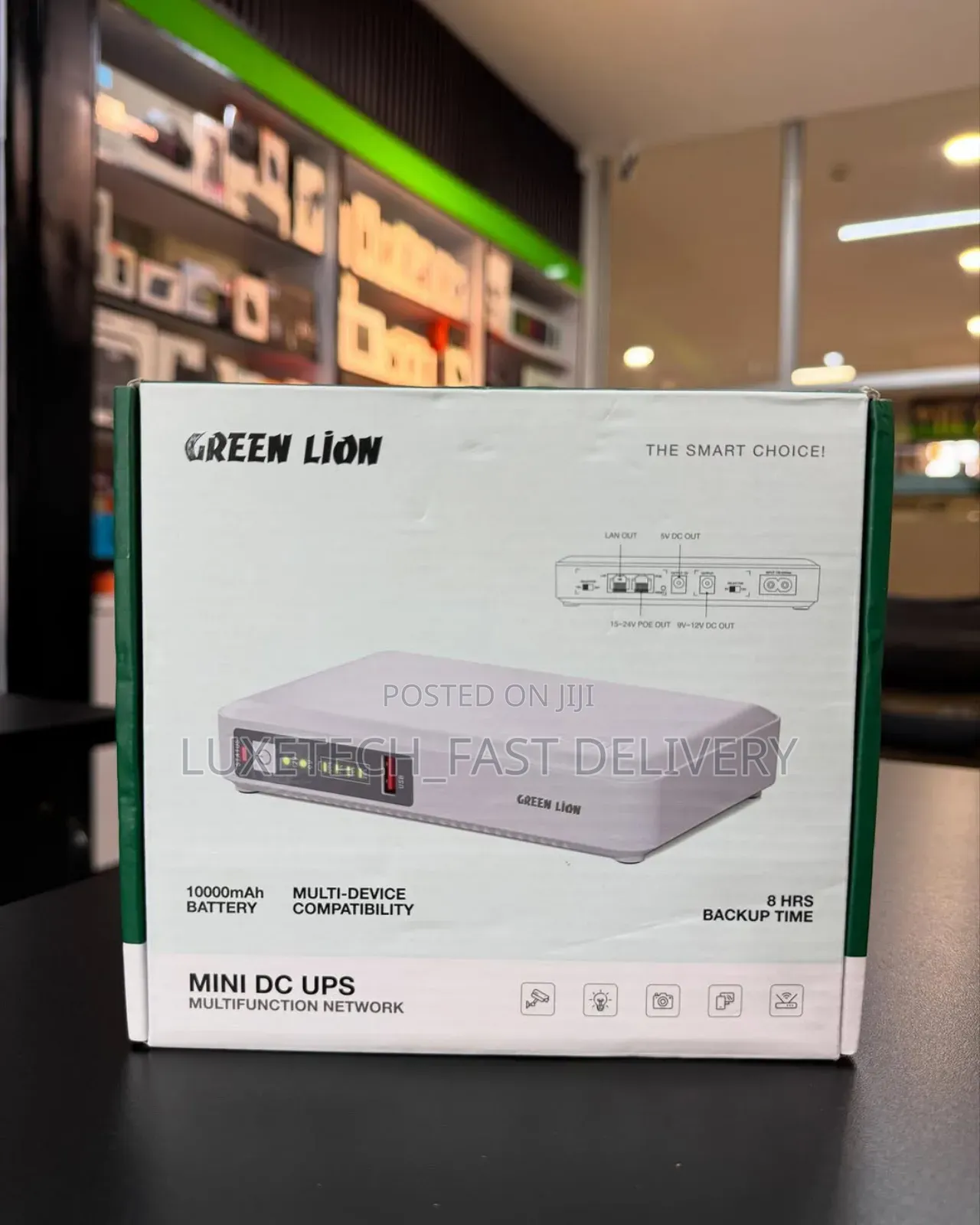 Green Lion Mini Dc Ups Multi-Functional Network Backup Power