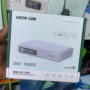 Rechargeable Green Lion Mini Dc Ups Multifunction Network