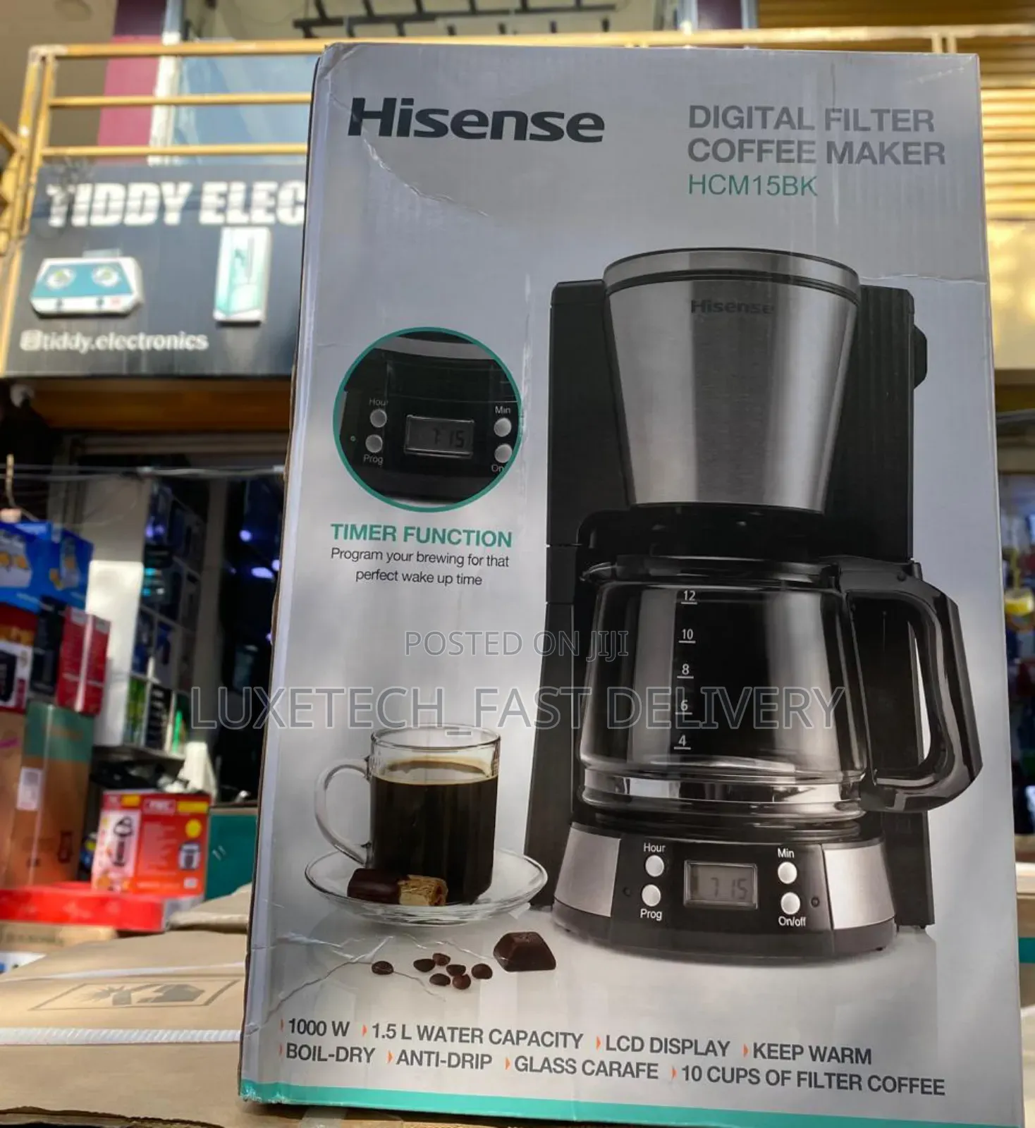 Hisense Digital Filter Coffee Maker Hcm15bk