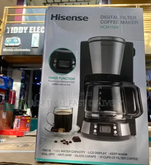 Hisense Digital Filter Coffee Maker Hcm15bk