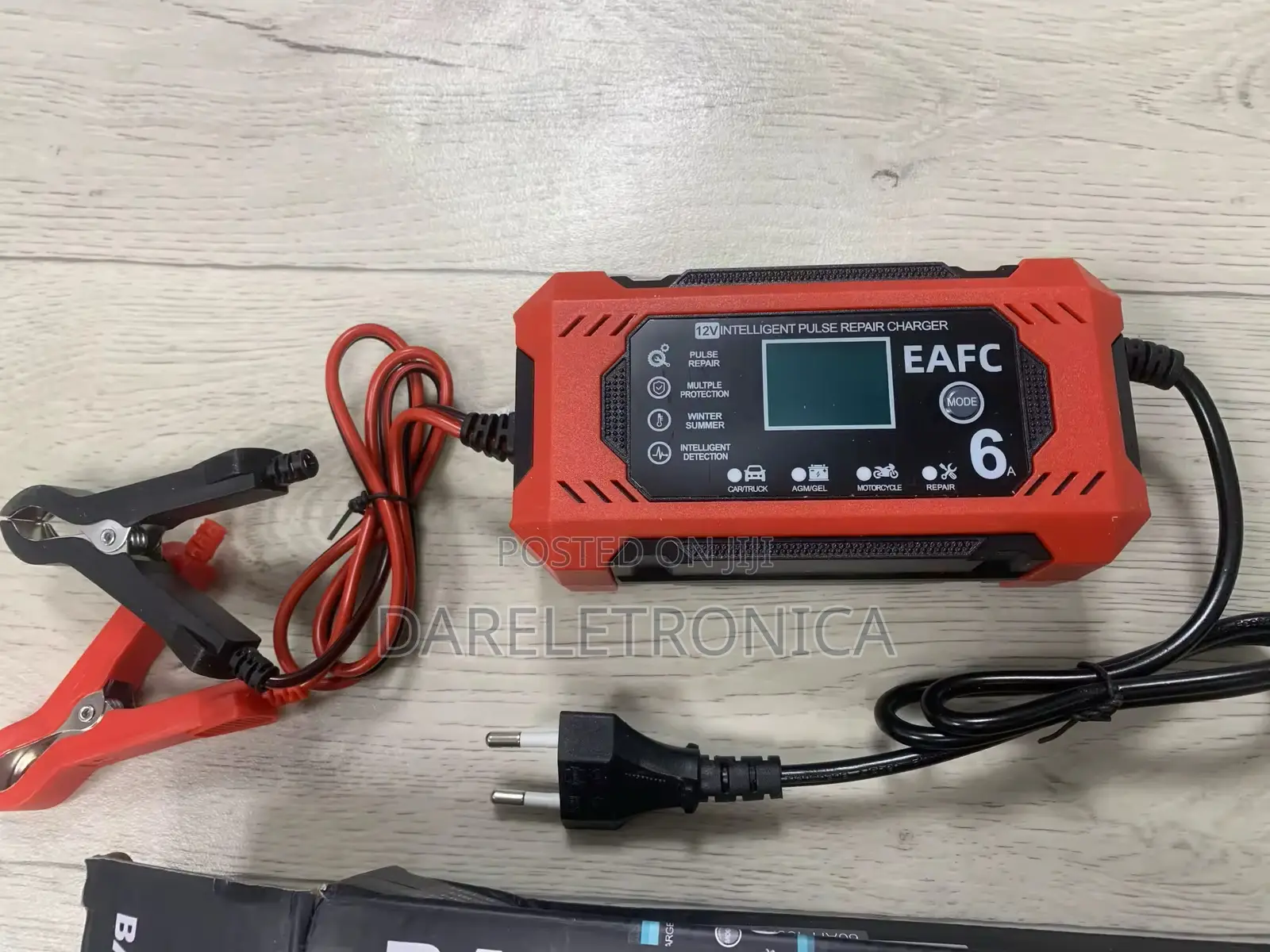 Car Battery Charger 12v Battery Charging Device LCD Display