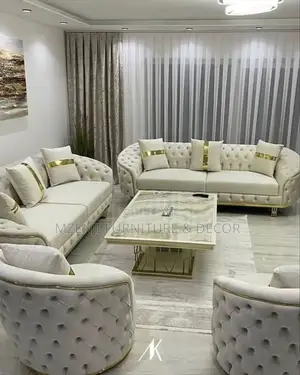 Luxury Button Sofa Set Design 3:2;1:1