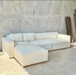 L Shaped Sofa Rangi Ni Off White