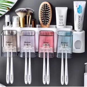 Family Pack Toothbrush and Toothpaste Holder
