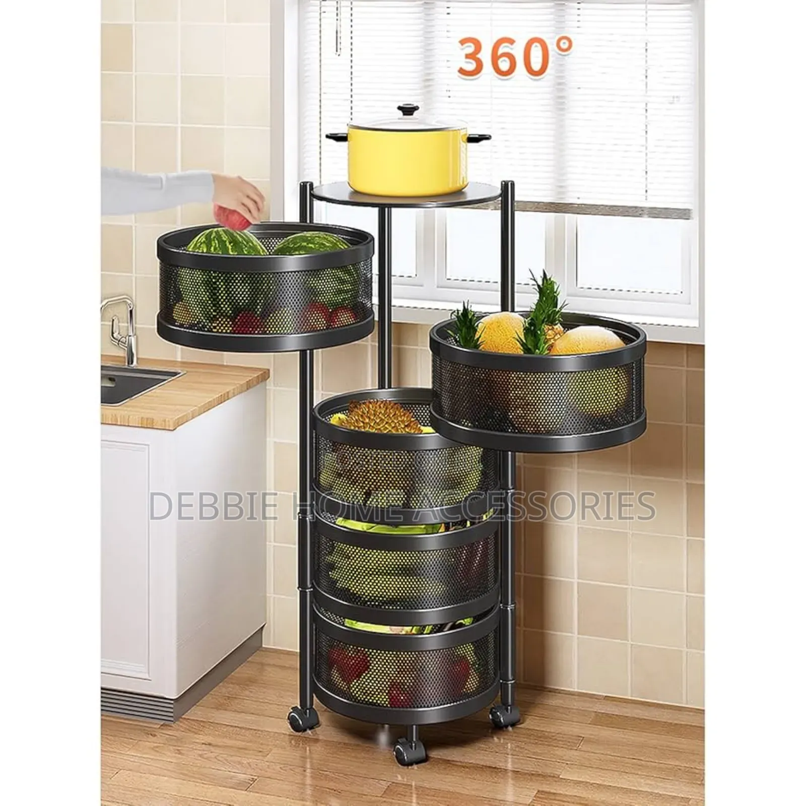 Rotating Shelves Round Shape