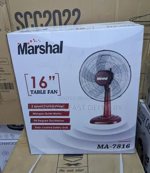 Rechargeable Table Fan 16"