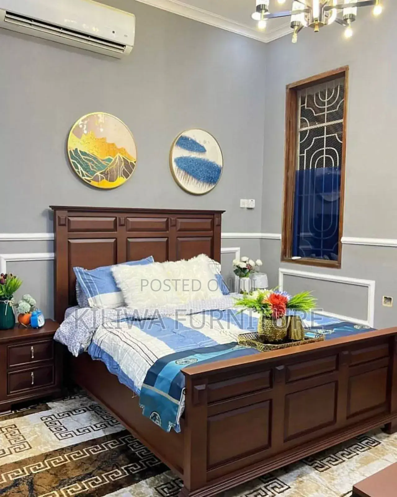 Classic Wooden Bed 5 6