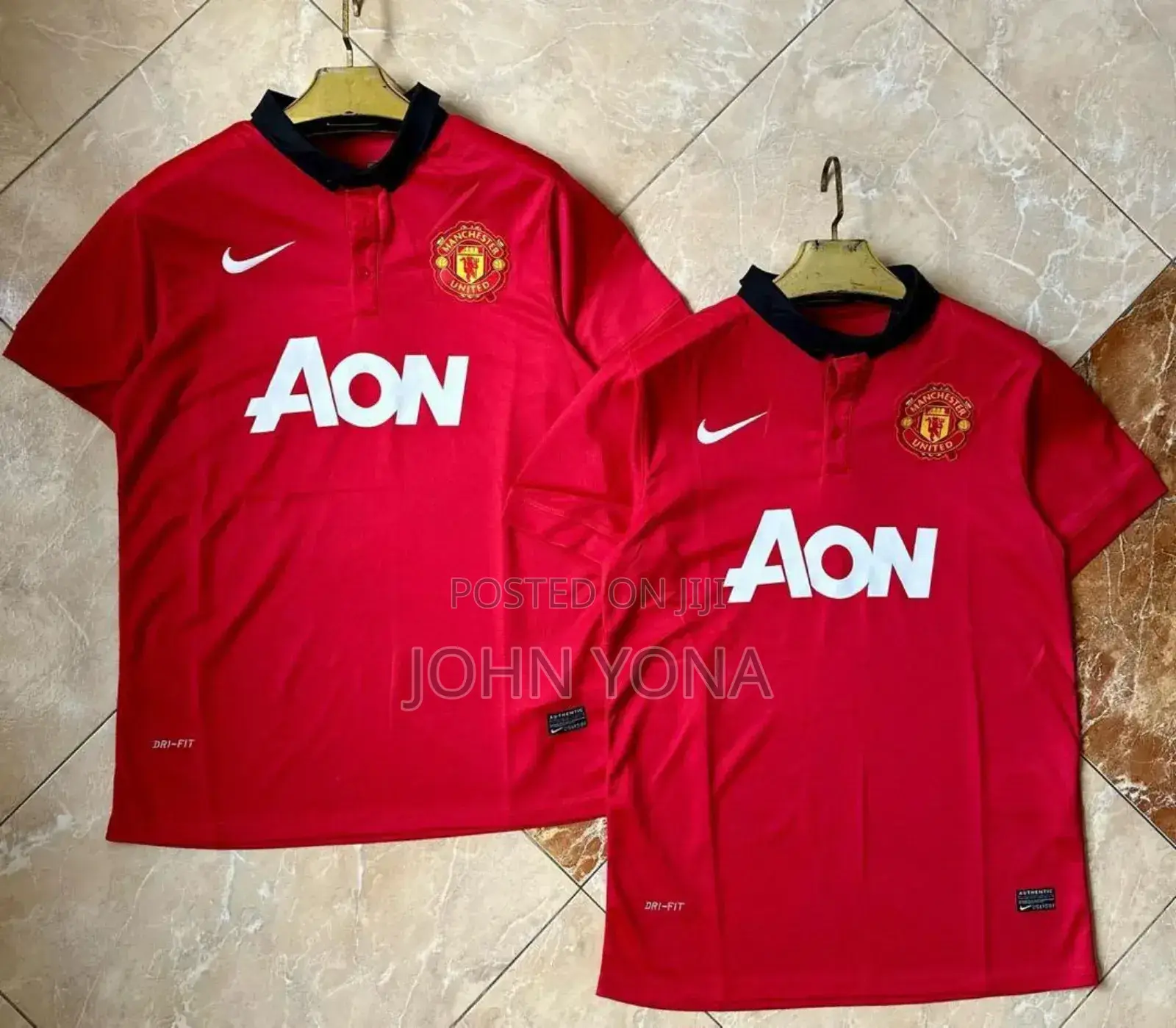 Manchester United Jersey Aon