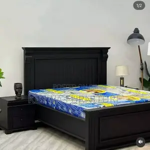 Classic Wooden Bed 5 6 With Two Bedsides