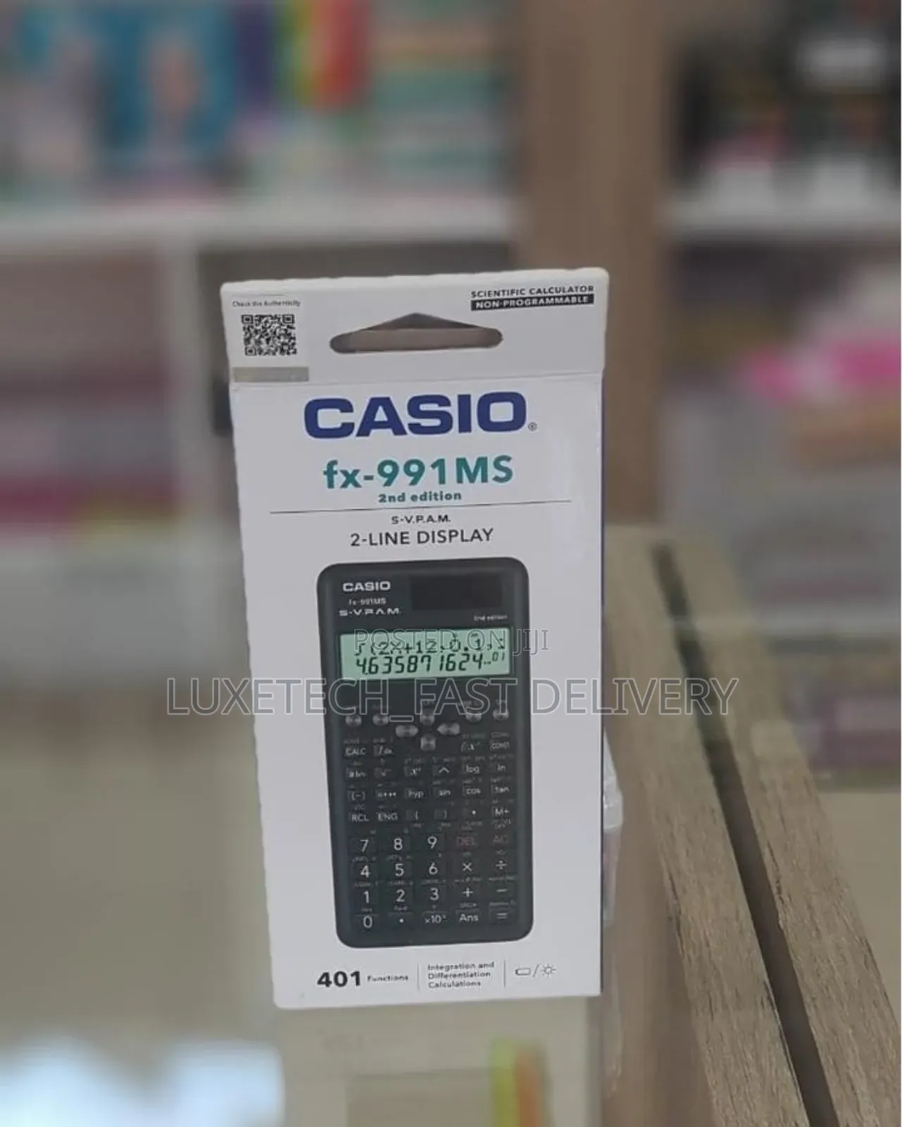 Casio Fx991ms 2nd Gen Non-Programmable Scientific Calculator