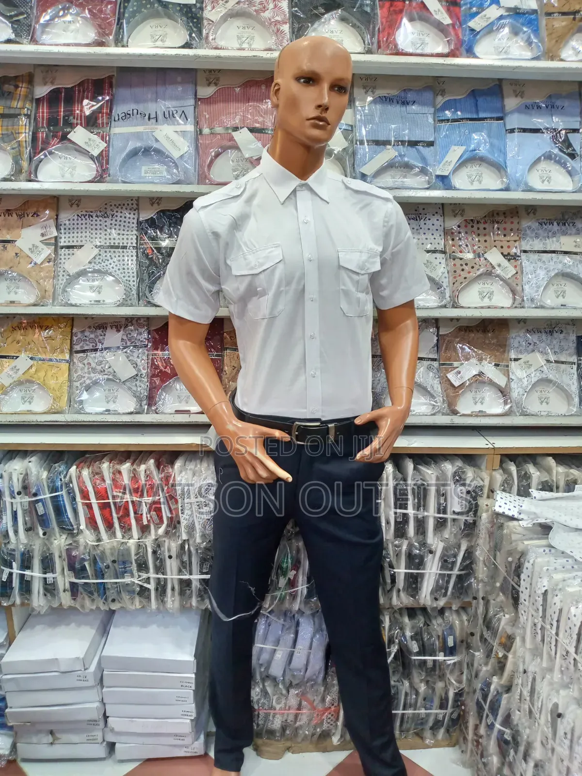 Men's Pilot Shirts in Van Hussein Brand
