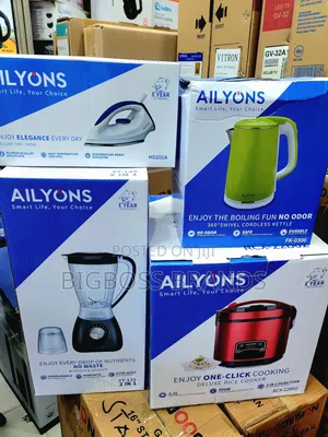 Combo Set Dry Iron, Blender, Electric Kettle, Rice Cooker