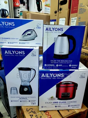 Ailyons Combo Set Blender, Kettle, Cooker, Iron