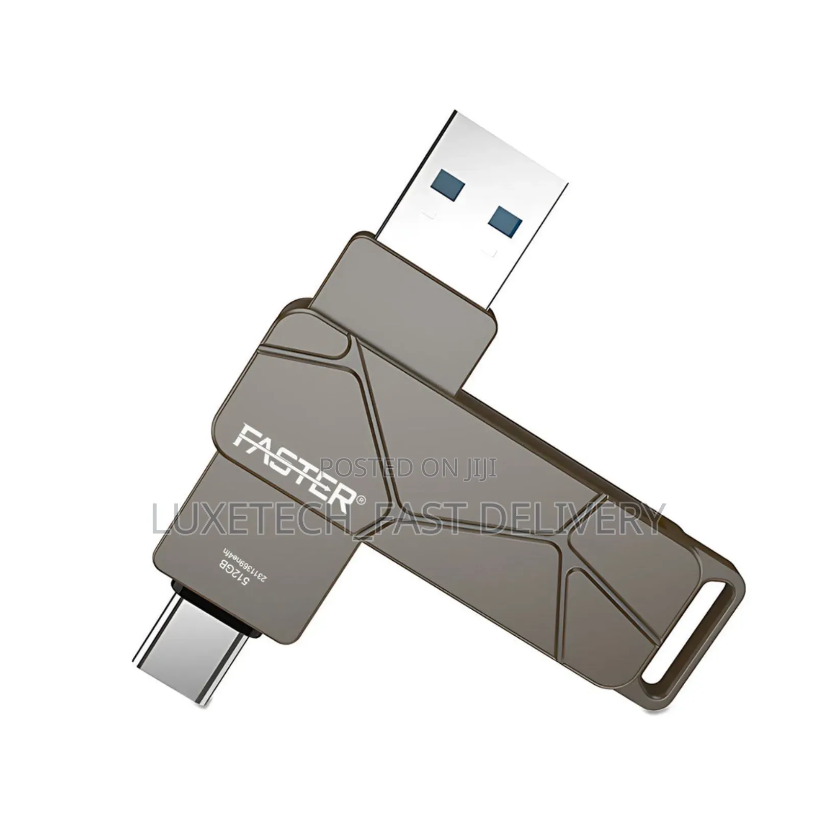FASTER 1TB 2-in-1 USB Flash Drive (Type-C/Type-A)