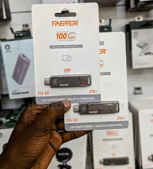 Faster 256GB Type-C Flash Drive With USB-A | 100mb/S