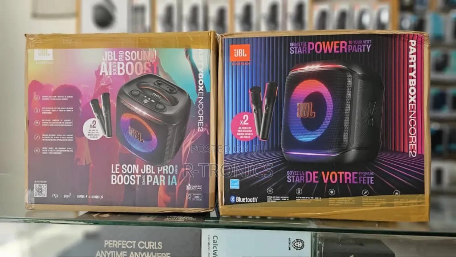 JBL Partybox Encore Essential 2 With 2 Wireless Mics