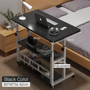 Adjustable Computer Desk With Pull-Out Keyboard Tray
