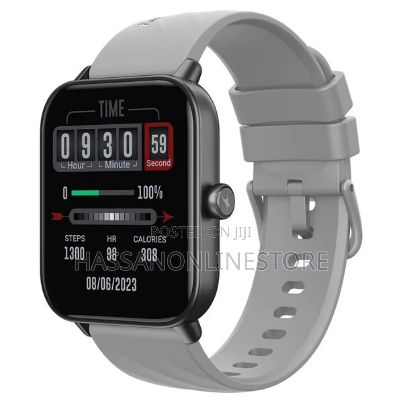 Fastrack Smartwatch Rider Black Case Black Strap