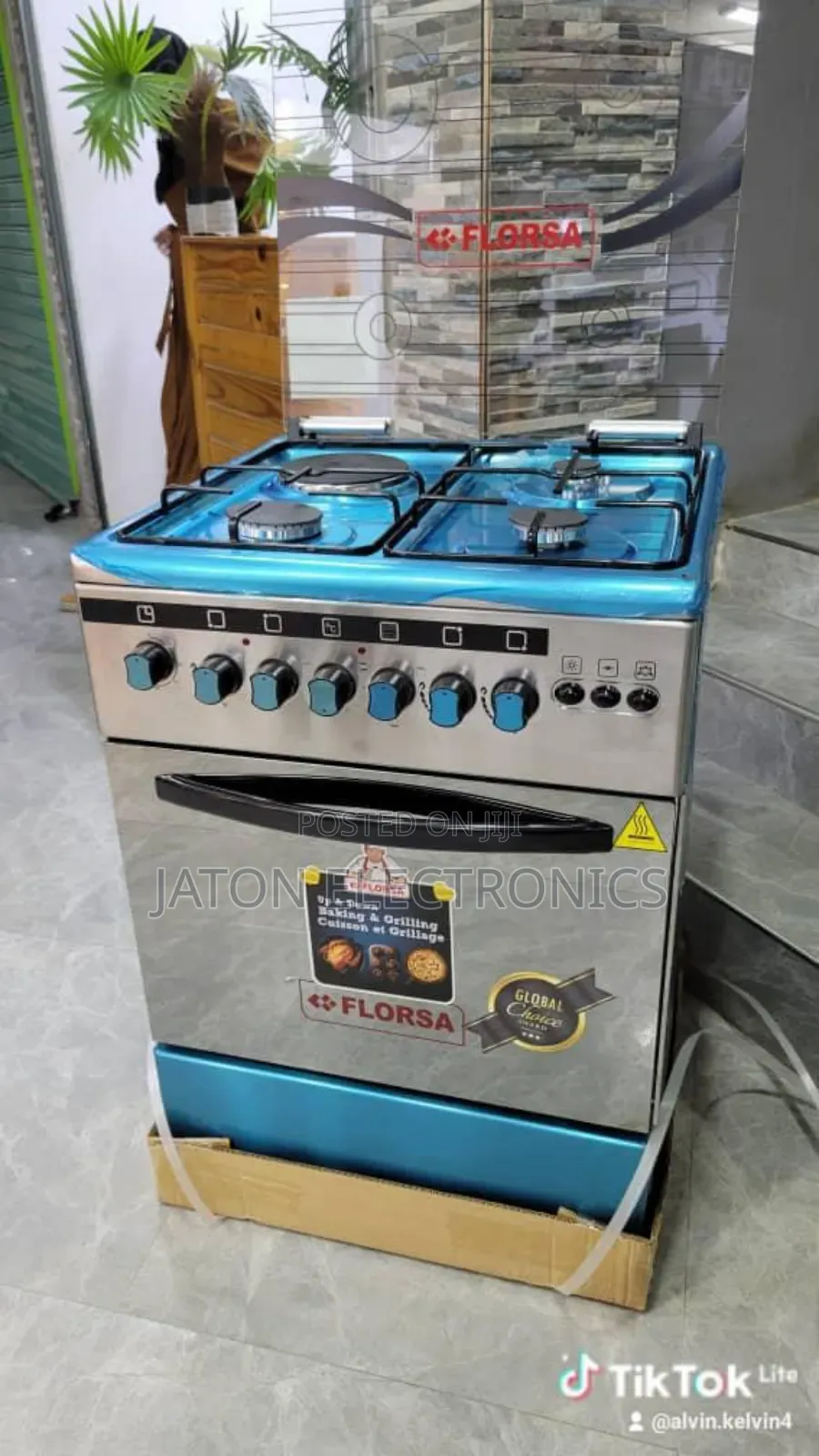 Florsa Gas Cooker 60*60 3g+1e +Oe