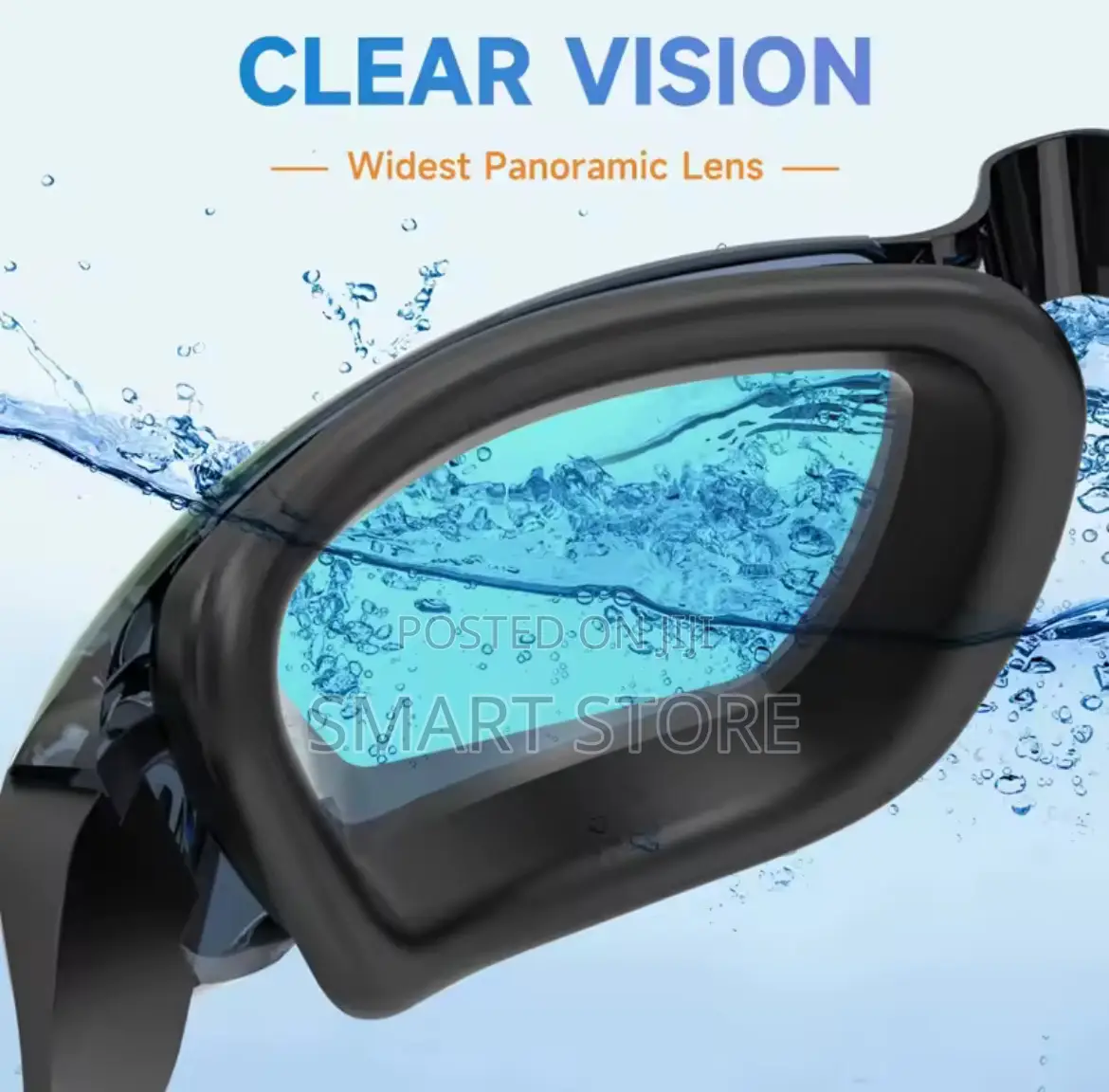Swimming Goggles With Earplugs Anti-Fog Electroplated Lens