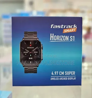 Fastrack Smartwatch Horizons1 Model 38166nm01 Black Metal