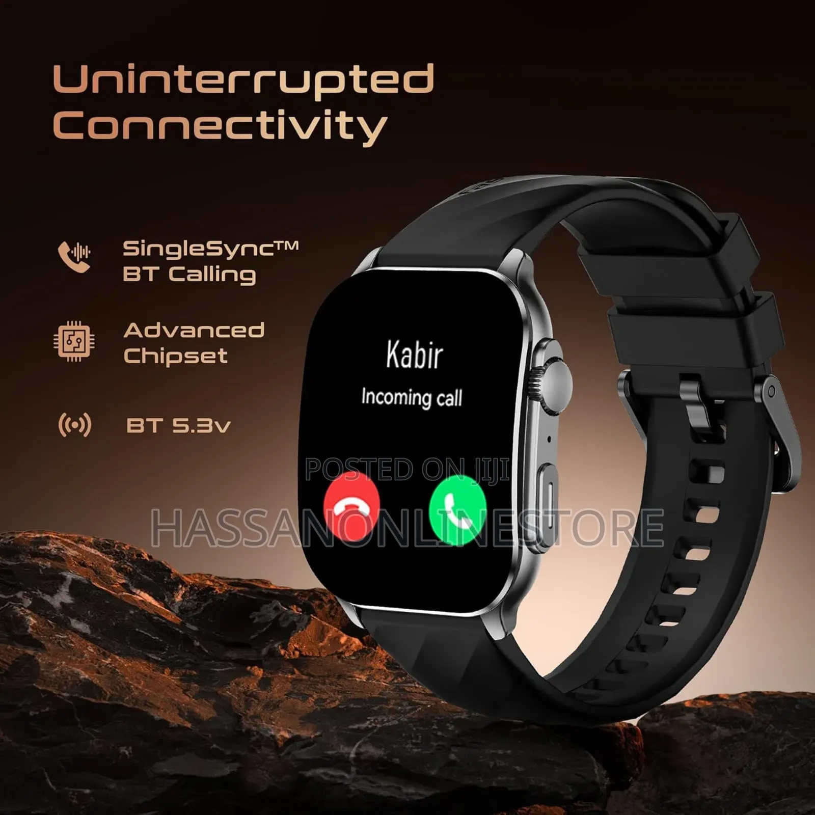 Fastrack Horizon S1 Silicone Strap Smartwatch