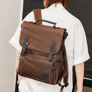 Backpack Pu Leather Bag Unisex