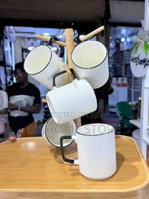 White Ceramic Coffee Mugs