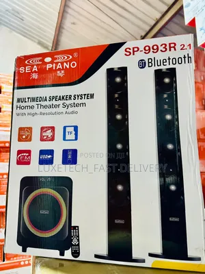 Sea Piano Sp-993r Multimedia Speaker With High-Res Audio