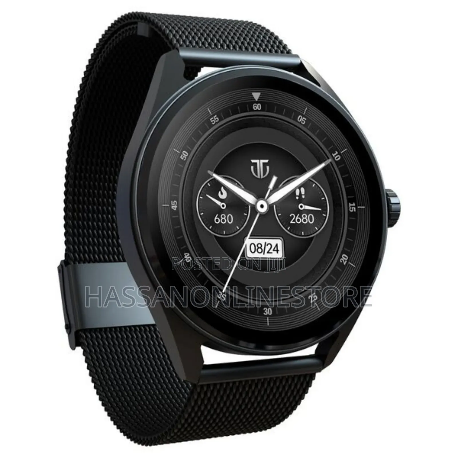 Titan Smartwatch Crest - Black