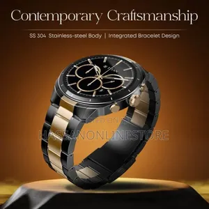 Titan Smartwatch Heritage Stainless Case and Black