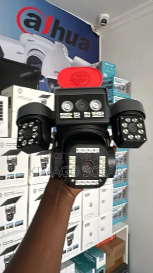 CCTV Solar Camera Inafanya Kazi Muda Wote Ni Lenzi 4