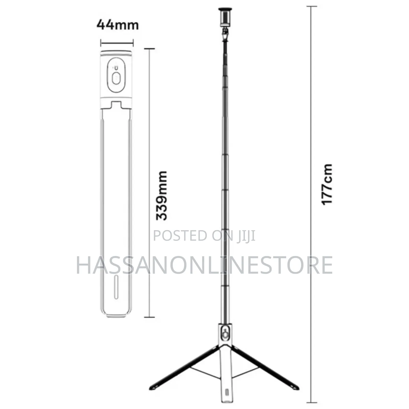 Yesido Sf30 Very Long Selfie Stick Tripod Heavy Duty